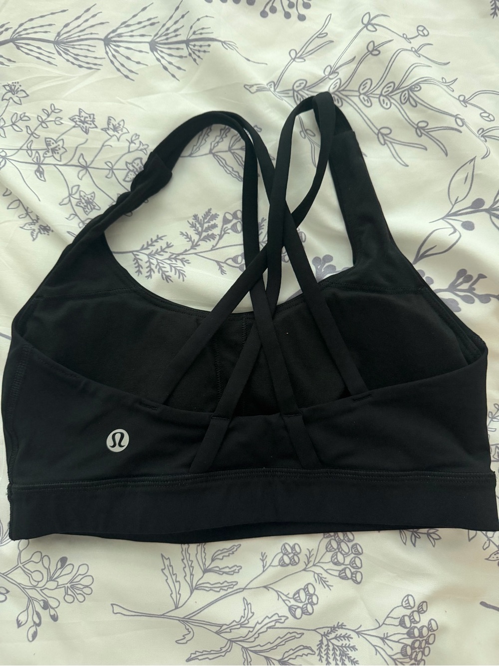 lululemon athletica Black Strappy Sports Bra